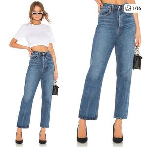 AGOLDE 90s High Rise Loose Fit in
Placebo sz26